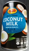 Amount of sugar in Coconut Milk