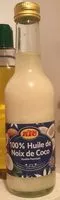 Amount of sugar in Huile de Noix de Coco