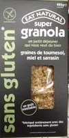 İçindeki şeker miktarı Super Granola Buckwheat, Seeds & Honey