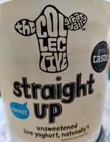 Количество сахара в Straight up - unsweetened yoghurt