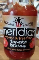 İçindeki şeker miktarı Meridian tomato kepchup