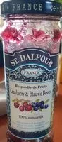 İçindeki şeker miktarı St. Dalfour Cranberry & Blauwe Bessen