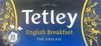 中的糖分和营养成分 Tetley