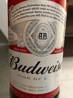 Suhkru kogus sees Budweiser