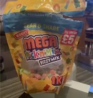 Cantidad de azúcar en Vegan Mega pick n mix