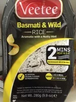 Sokerin määrä sisällä Veetee Basmati & Wild Rice