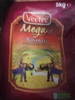 Sokerin määrä sisällä Veetee mega basati long rice