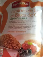 Jumlah gula yang masuk Graines de lin et baies de Goji moulues