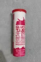 中的糖分和营养成分 Gluco tabs