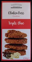 Suhkru kogus sees Cookies con chips de triple chocolate sin gluten