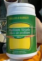 चीनी की मात्रा Psyllium vezels