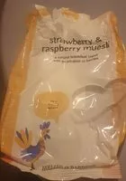Cantidad de azúcar en strawberry and raspberry muesli