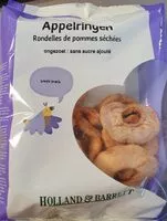 Cantidad de azúcar en Rondelles de pommes séchées