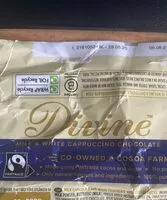 चीनी की मात्रा Milk and white cappuccino chocolate bar