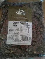 Zuckermenge drin Organic Hazelnuts