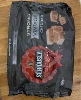 Jumlah gula yang masuk Seriously Strong Vintage Cheddar Cheese
