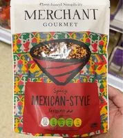 Amount of sugar in Mexican style grains