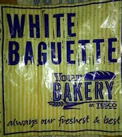 入っている砂糖の量 Tesco white baguette