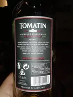 Sugar and nutrients in Tomatin