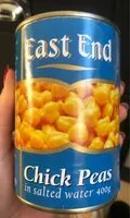 含糖量 Chickpeas in salted water