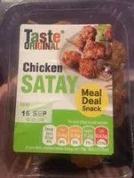 Quantité de sucre dans Chicken satay