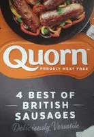 Suhkru kogus sees Best of British sausages
