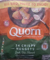 Sucre et nutriments contenus dans Quorn