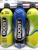 Sugar and nutrients in Boost energy