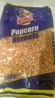 Suhkru kogus sees Popcorn Kernels