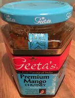 糖質や栄養素が Geeta s foods ltd