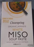 Sugar and nutrients in Clearspring organic japanese