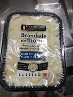 Quantité de sucre dans brandade de morue