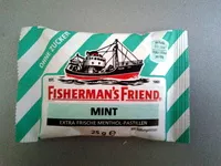 Sokerin määrä sisällä Fisherman's Friend Mint