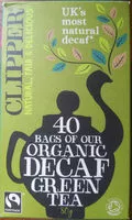 Quantité de sucre dans Organic decaf green tea