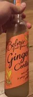 Suhkur ja toitained sees Ginger cordial