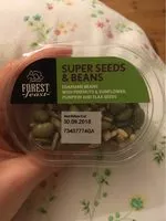 Cantidad de azúcar en Super seeds & beans
