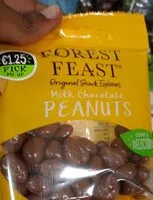 Cantidad de azúcar en Milk chocolate peanuts