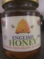 Sucre et nutriments contenus dans English honey