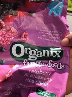 含糖量 Organicanix: Raspberry & Blueberry Ricecake - 50G