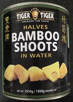 Zuckermenge drin Halves bamboo shoots in water