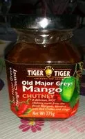 Zuckermenge drin Old Major Mango Chutney