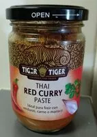 Zuckermenge drin Thai Red Curry Paste