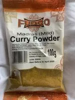 Amount of sugar in Madras (mild) curry powder