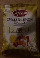 入っている砂糖の量 Chilli & Lemon Grills