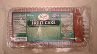 Sokerin määrä sisällä Sliced Fruit Cake