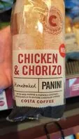 Количество сахара в Panini, chicken and chorizo