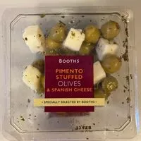 入っている砂糖の量 Pimento stuffed olives & Spanish cheese