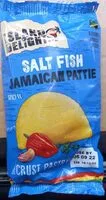 Suhkru kogus sees Salt fish Jamaican pattie