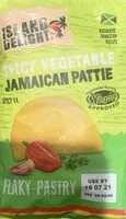 Suhkru kogus sees Spicy Vegetable Jamaican Patty