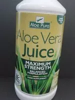 Sucre et nutriments contenus dans Aloe pura